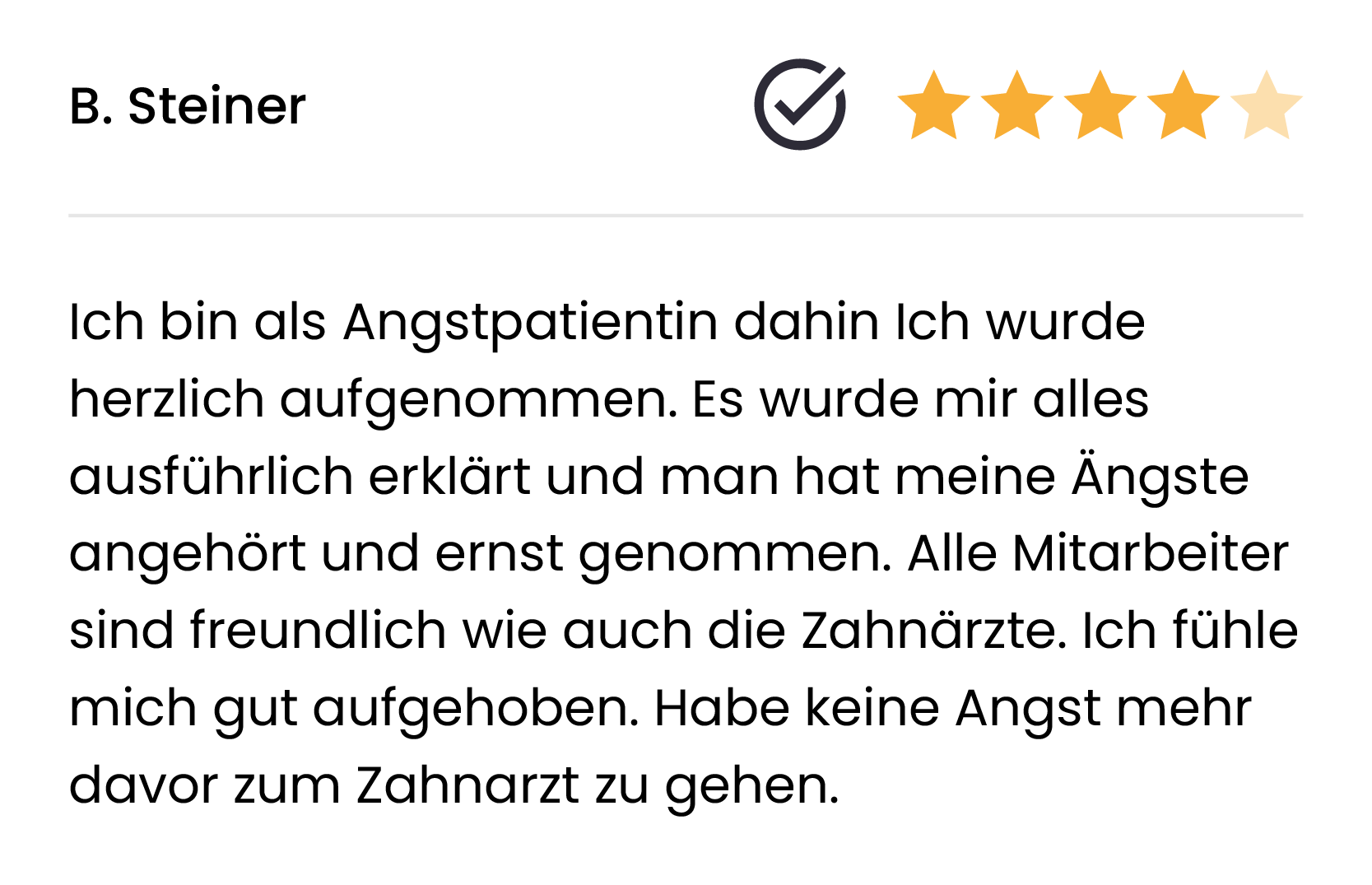 Zahnarzt Referenz Oerlikon 1
