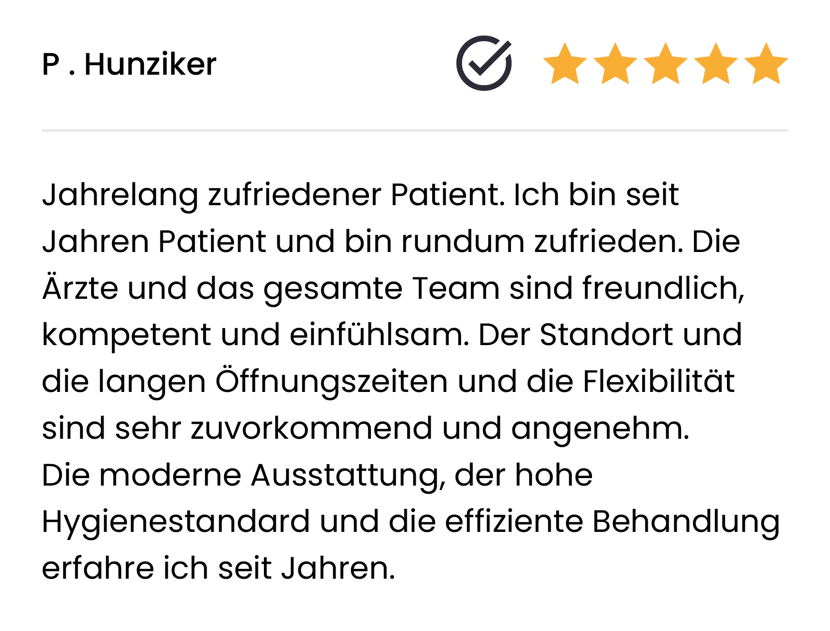 Zahnarzt Referenz Oerlikon 2